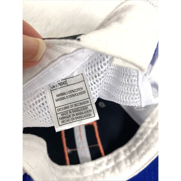 Captivating Hat Boise State Broncos Snapback Trucker Cap Blue White One Size - Picture 7 of 9